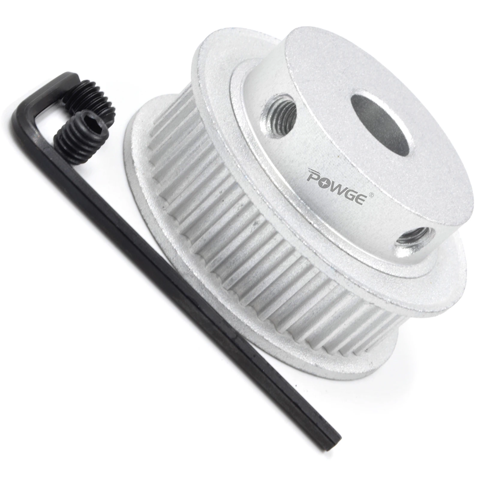 POWGE 45 46 48 teeth HTD 3M Timing Pulley Bore 5/6/6.35/7/8/10/12/14/15/16/18/19/25 for HTD3M belt width 6/10/15mm 45T 46T 48T