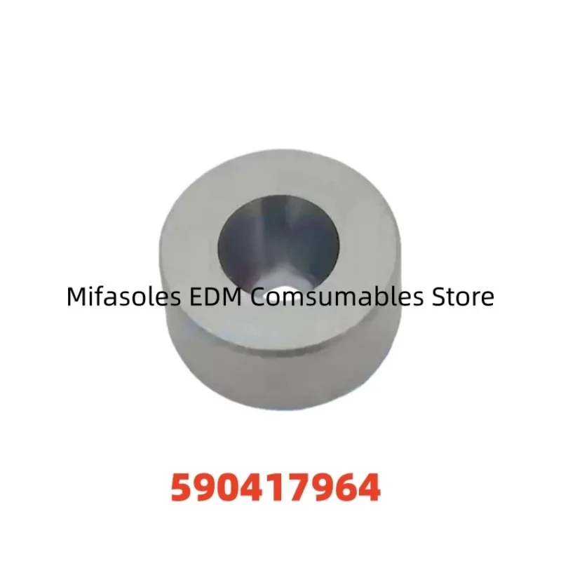EDM 590417964 قاطع الأسلاك المستديرة 417.964 قاطع العداد Ø10xØ2.1x5mm لقطع غيار ماكينات CNC من سلسلة AGIE #1