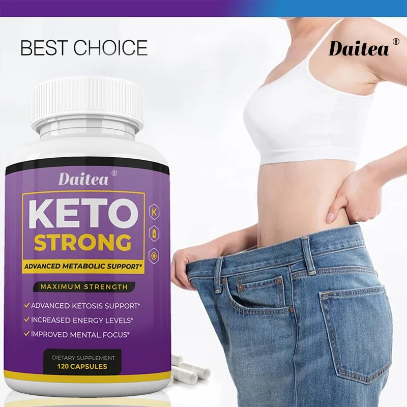 Keto BHB Capsules - Fat Burning and Weight Management Supplement for Men and Women, Appetite Suppressant, Metabolism, Energy