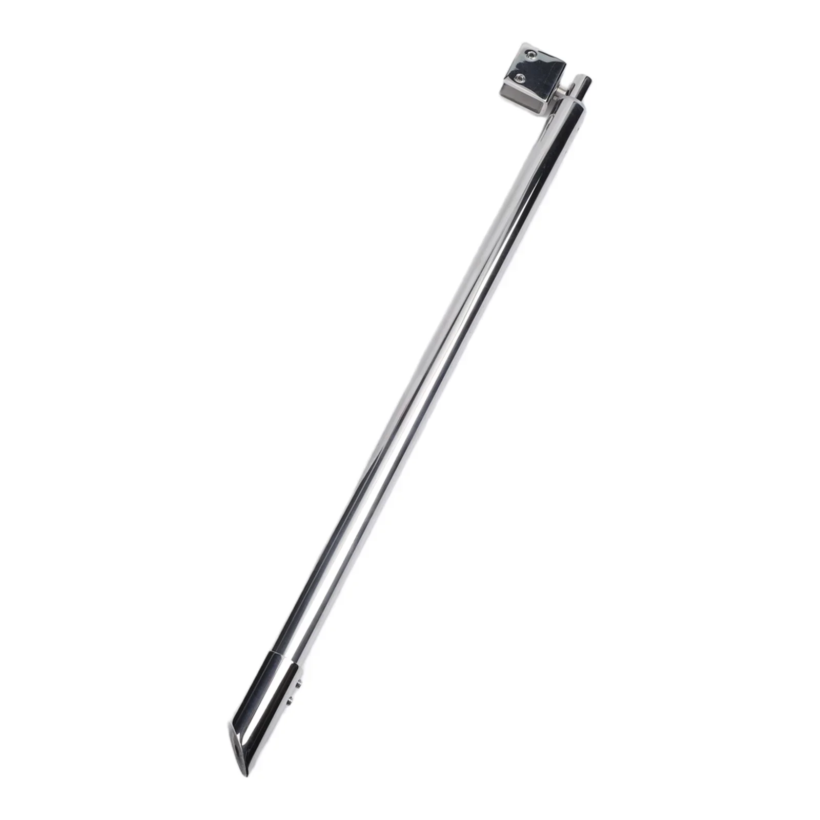 Bathroom Fixed Rod Clamp Chrome Stainless Steel Support Bar Compatible With 8-12mm Glass Enhanced Stability Reliable Support