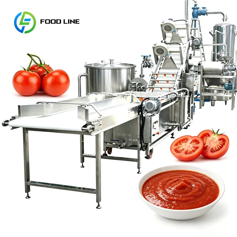 Tomato Ketchup Production Line Tomato Paste Processing Equipment Sauce Filling System Food Factory Customized