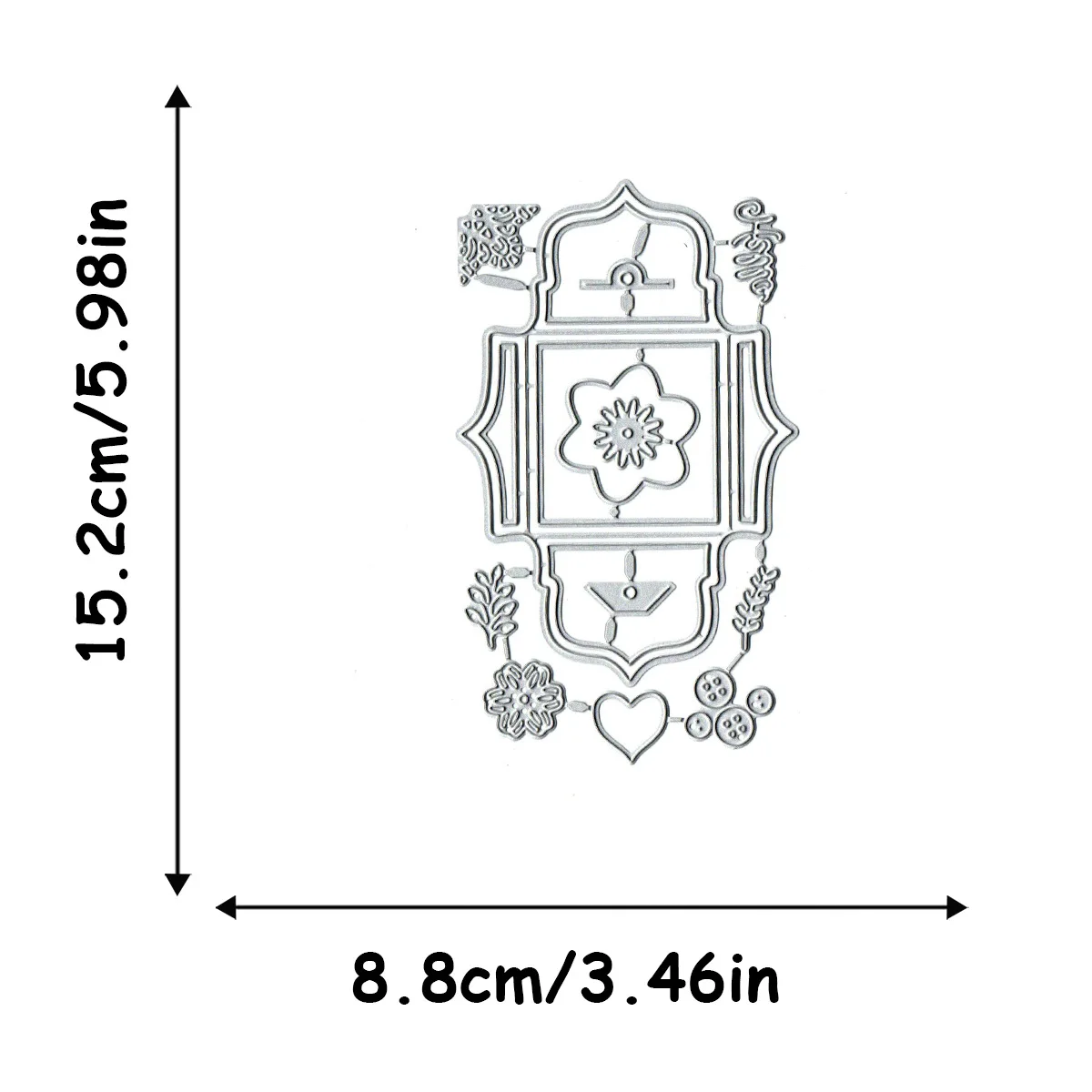 Candy Box Craft Metal Stencil Mold Cutting Dies Scrapbooking Album Paper Cards Decorative Crafts Embossing Die Cuts 2024 New