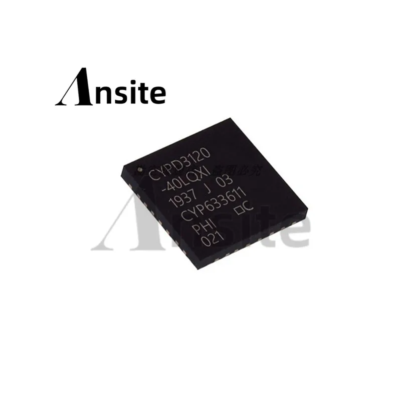 

5 pieces per lot, 100% brand new and original, CYPD3120-40LQXI QFN-40-EP (6x6) USB conversion chip