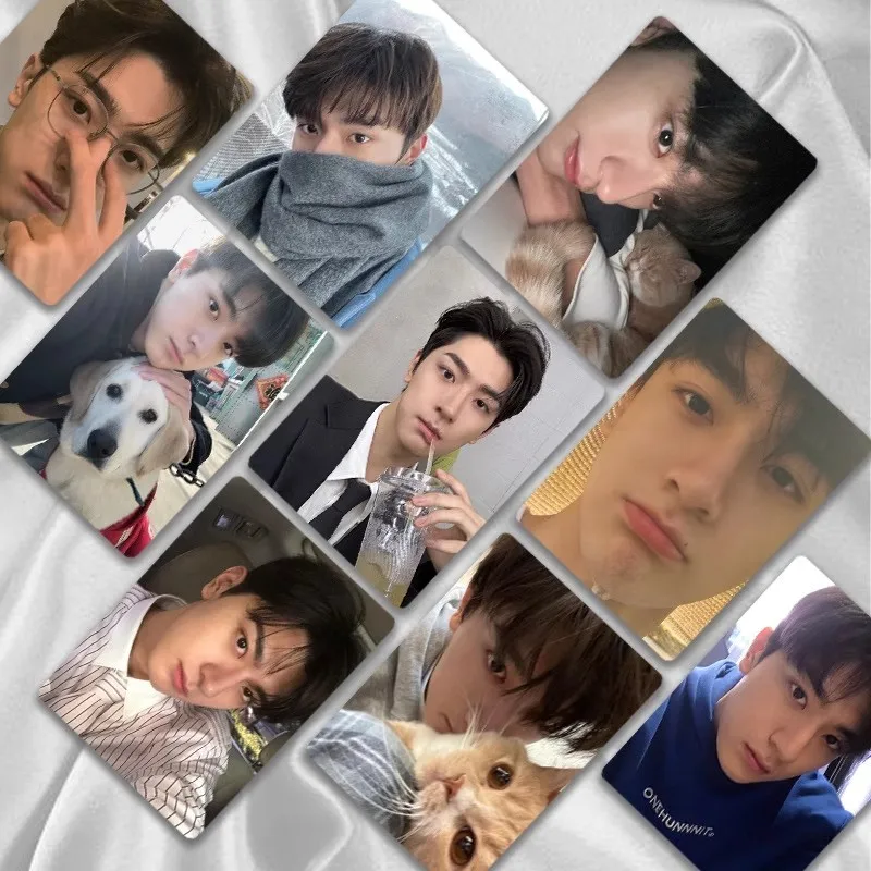 50pcs/set K-POP LinYi Laser Small Card Album LOMO Card Girl Collection Gift Postcard Photo Card Holographic Card