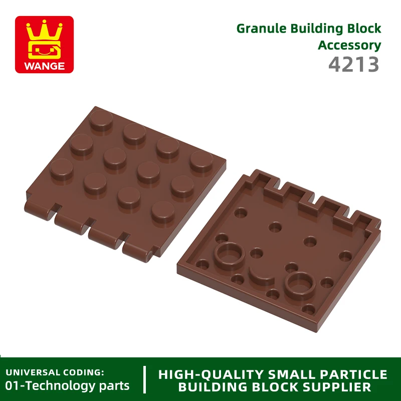 20 PCS/lot 4213 3x4 Hinge Plate Building Block Moc Loose Parts Compatible with Bricks DIY Children's Gift Assembly Toy Gift Box