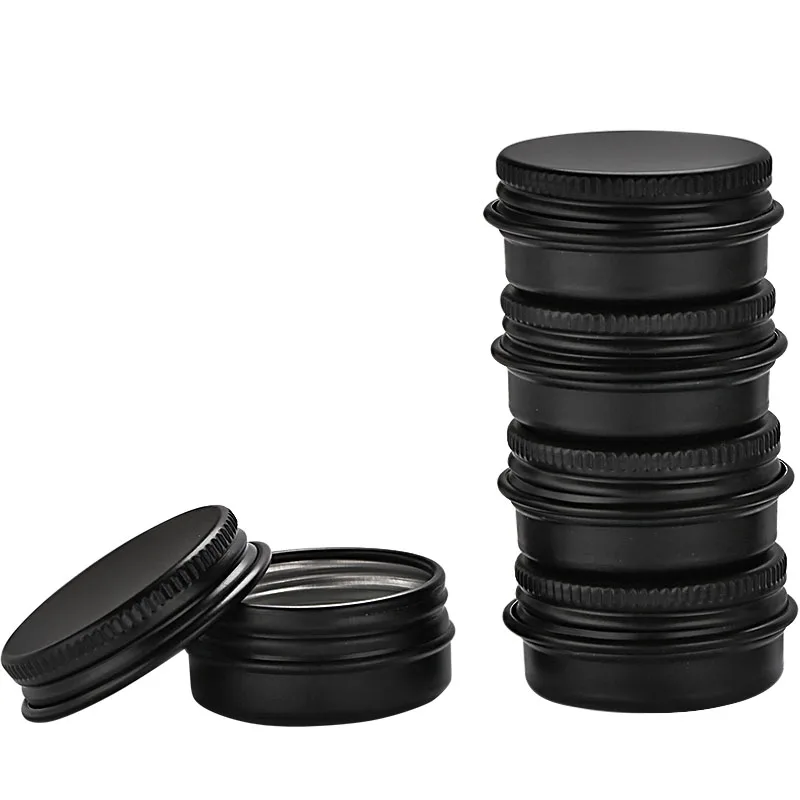 10/50/100pcs 10g Aluminum Tin Jar For Cream Balm Nail Candle Cosmetic Container Refillable Bottles Tea Cans Mini Metal Box