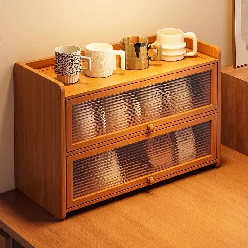 Kitchen Countertop Seasoning Rack Storage Shelf, Product Sorting Rack, Layered Multifunctional Storage Cabinet, Dust-proof Cabin
