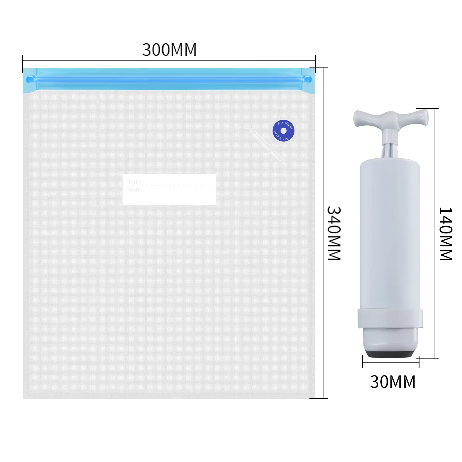 3D Printer Filament Storage Bag PLA Filament Vacuum Sealed Bags Dryer Safekeep Humidity Resistant Sealing Bags Keep Filament Dry