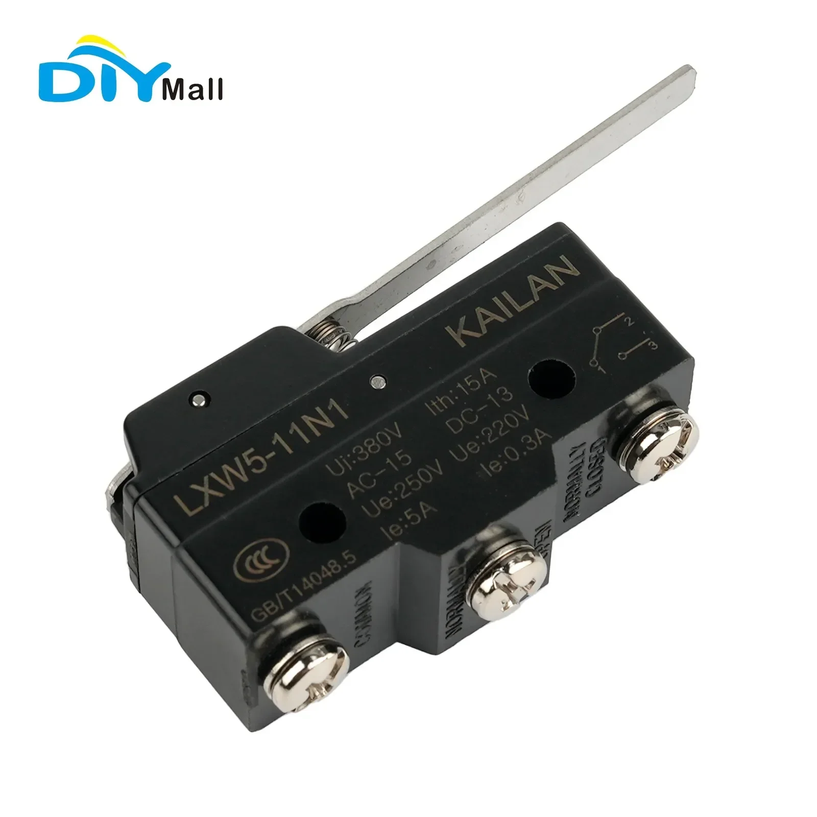 LX25-11N1 Micro Limit Switch 1NO+1NC SPDT Snap Action IP62 Waterproof 500K Cycles for Industrial Use