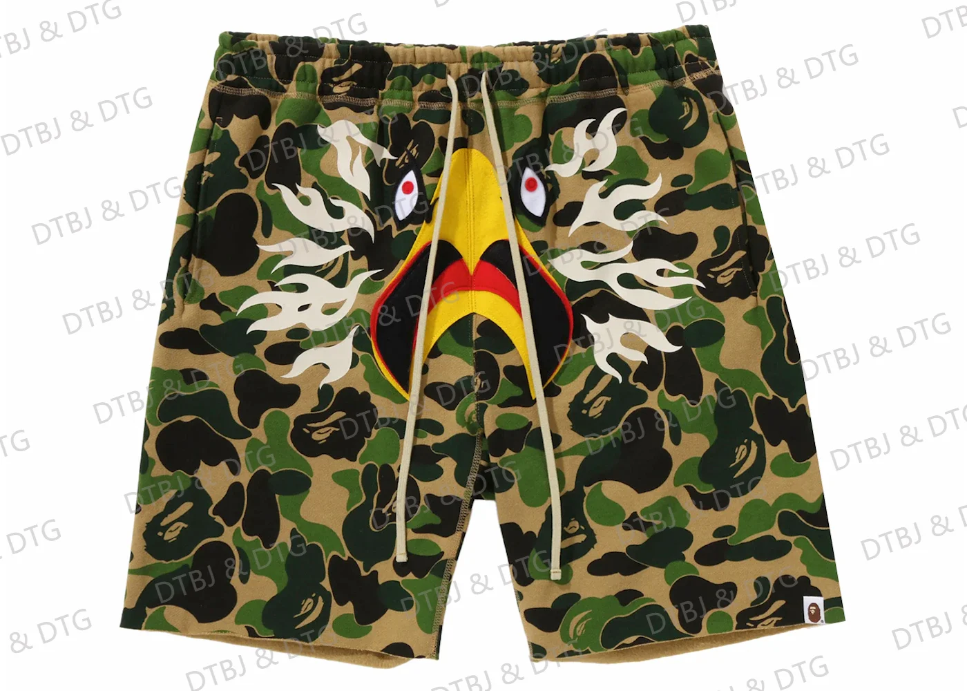 New 2024 Vintage Summer Camo Eagle Sport Drawstring Basketball Shorts Casual Vacation Beach Daily Life Kids/Adullt Trunks