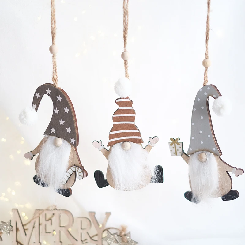 

Nordic Wood Grey Coffee Cartoon Decoration Supplies