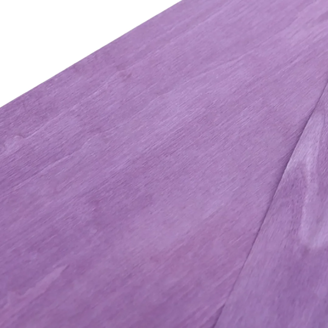 Length:2.5meters Width:180mm T:0.5mm Purple maple wood Veneer Sheet Speakers Guitars Furniture Home Decor DIY handmade Sheets