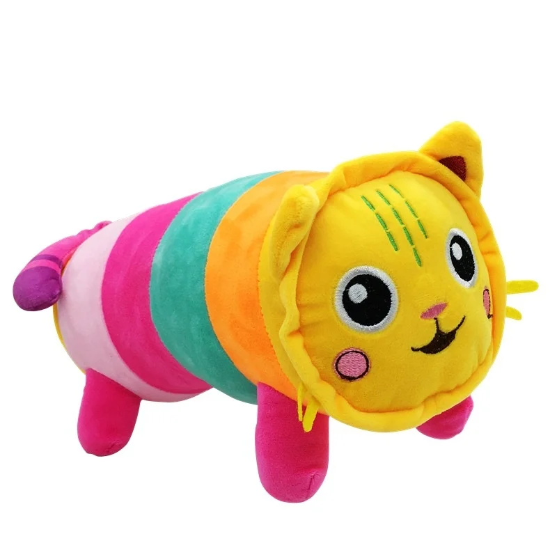 Nieuwe Gabby Poppenhuis Knuffel Mercat Cartoon Knuffels Lachend Kat Auto Kat Knuffel Gaby Meisje Poppen Kinderen Kerstcadeaus