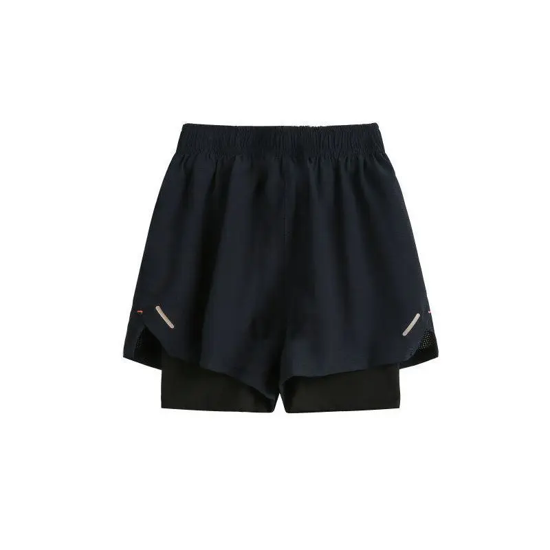 Genuine Personalized Sports Thin Yoga Two-in-one, Outdoor Running and Cycling Quick-drying A-word Pants
