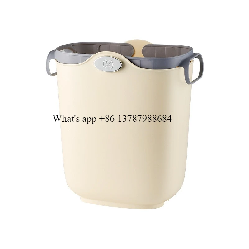 

Утолщенная корзина для мусора из полипропилена, для ванной, гостиной, кухни, спальни, большая вместимость, без крышки