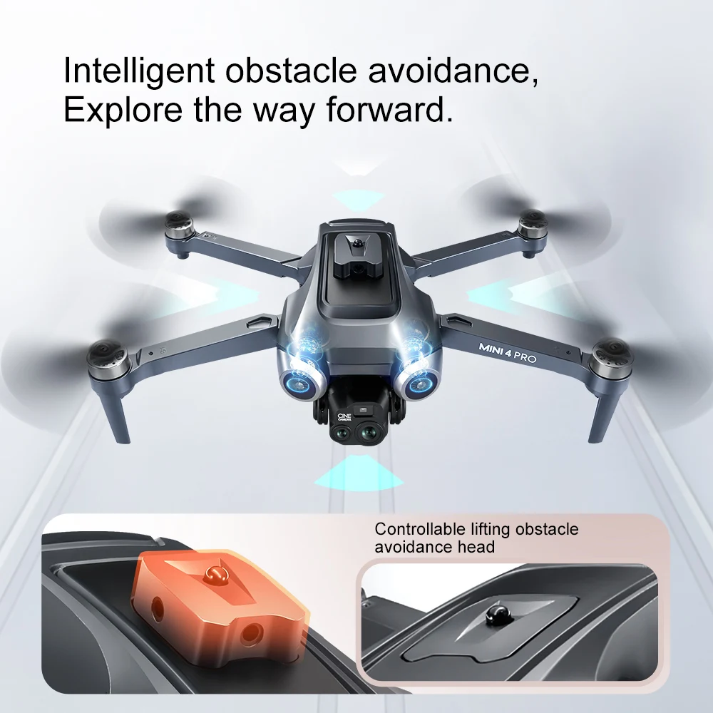 Imagem -04 - Xiaomi V600 Drone 8k hd Gps Câmera Dupla Profissional para Evitar Obstáculos Posicionamento de Fluxo Óptico sem Escova Atualizado Quadcopter