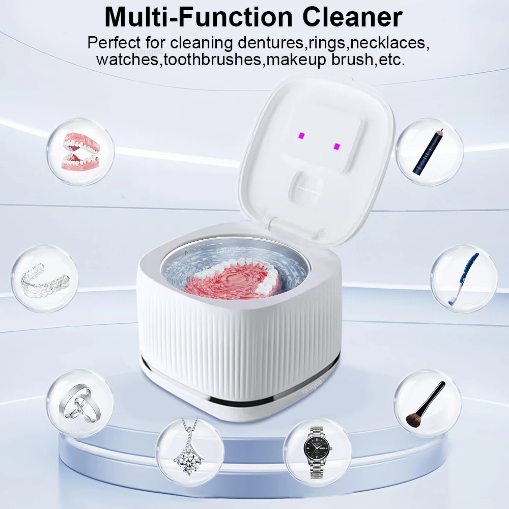 เครื่องทําความสะอาดอัลตราโซนิกสําหรับฟันปลอม เครื่องทําความสะอาดอัลตราโซนิกมืออาชีพ นาฬิกาเครื่องประดับทันตกรรม เครื่องทําความสะอาดอัลตราซาวนด์จัดฟัน