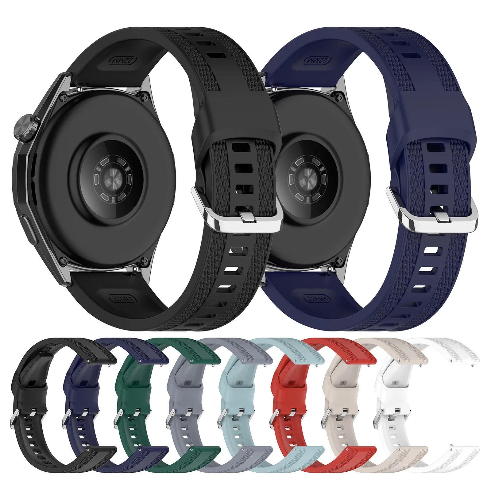 Silicone Strap for Huawei Watch GT7 46mm Sport Rubber Bracelet Wristband Correa Replacement Sports Watchband Watch Accessories