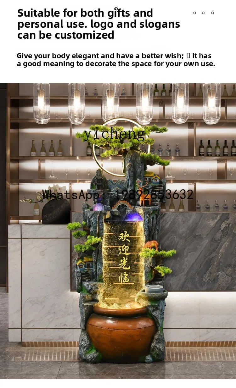 T4  rockery circulating water ornament living room courtyard opening housewarming creative water feature