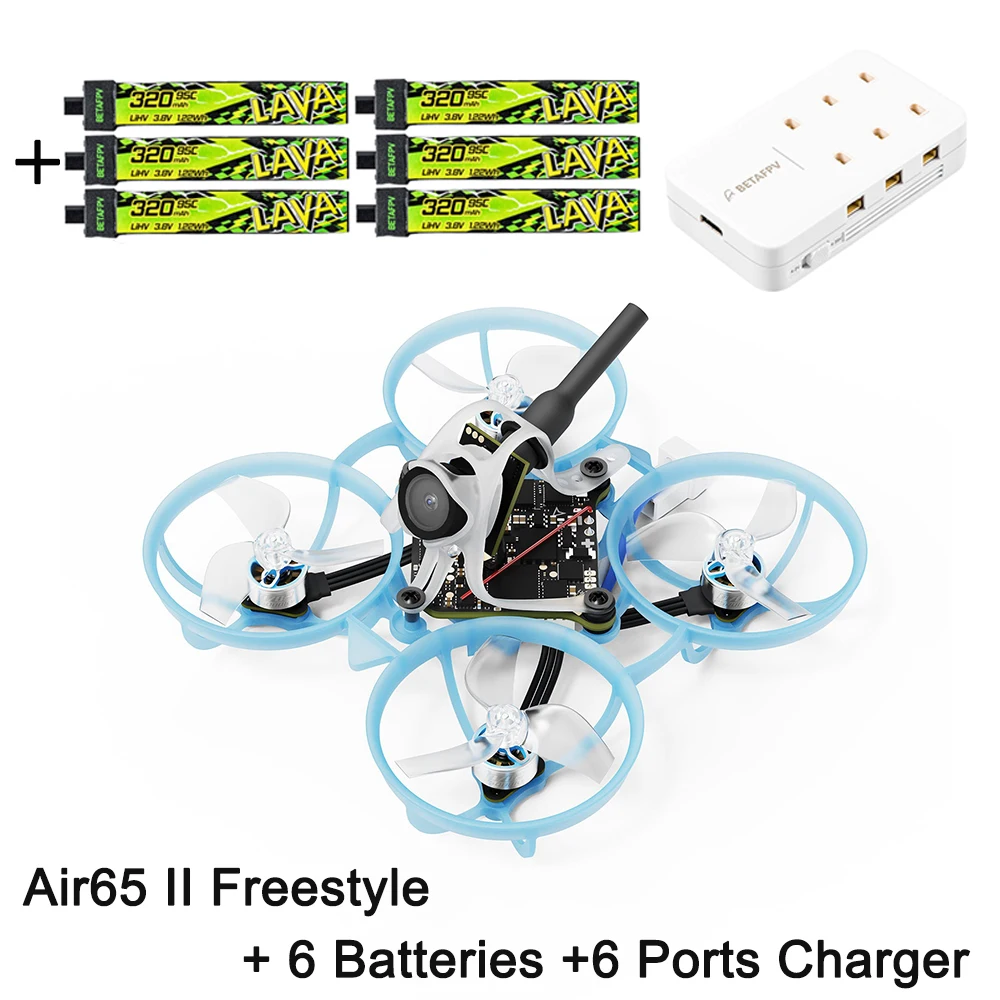 BETAFPV 2026 Air65 II ELRS 2.4G borstelloze Whoop Quadcopter Champion Racing Freestyle 1S RC Drone met LavaⅡ320mAh 1S95C batterij