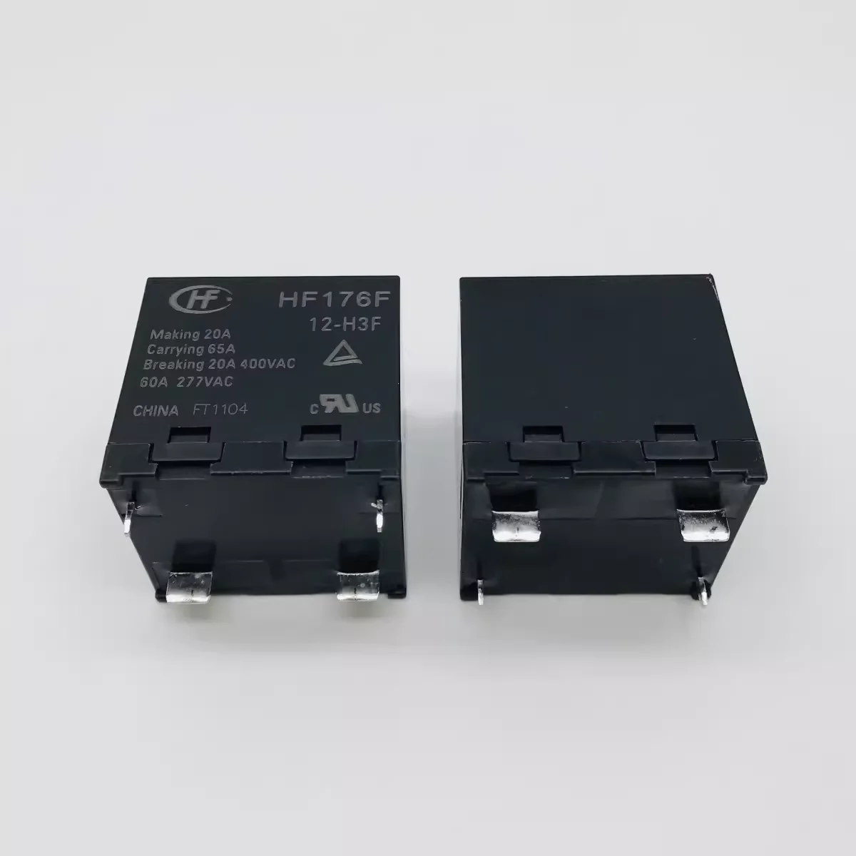 HF176F-12/24-H3F set of normally open 4-pin 60A277VAC Hongfa solar relay 12V24VDC