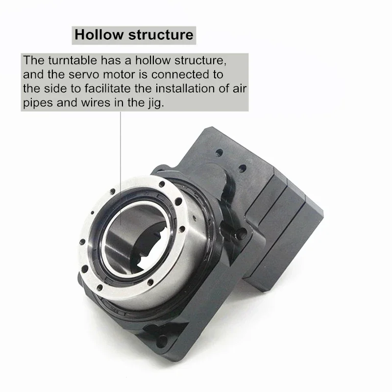 Imagem -04 - Plataforma Giratória Oca do Redutor Planetário 130 Mm1arcmin Substitui o Motor Deslizante do Divisor do Motor Came do dd 10 18:1 Chanfro Nema23 Nema34 a