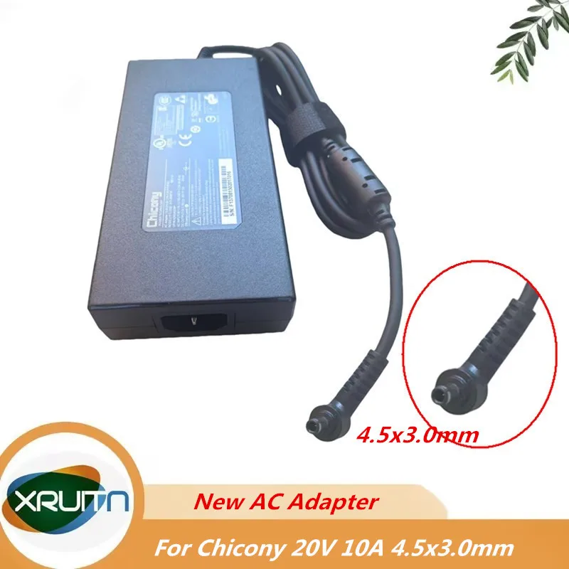 

Brand New For Chicony A21-200P2B 20V 10A 200W 4.5x3.0mm A200A022P AC Adapter For MSI Laptop Power Supply Charger A15-200P4B