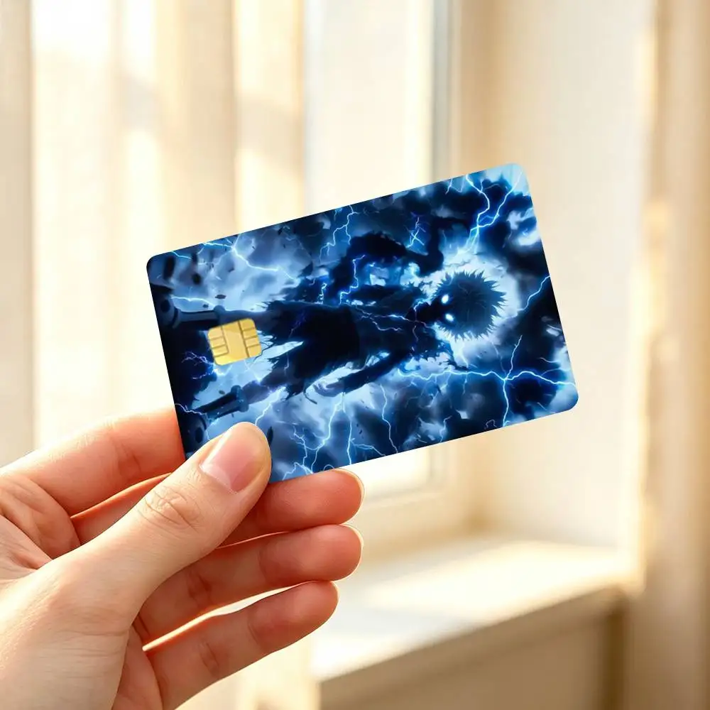 Killua HXH X Hunter Case Credit Card HD Stickers Premium matte film effectively prevents fingerprints and daily abrasion