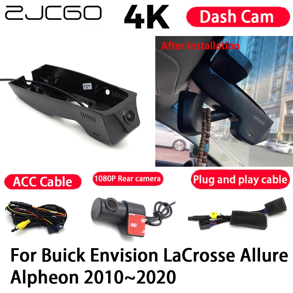 

Car Camera 4K Plug and Play Dash Cam Video Recorder Night Vision for Buick Envision LaCrosse Allure Alpheon 2010-2020