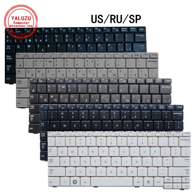 US/RU/SP angielski nowa klawiatura do laptopa Samsung N101 N102 N143 N145 N148P N150 N151 NB20 NB30 NB30P
