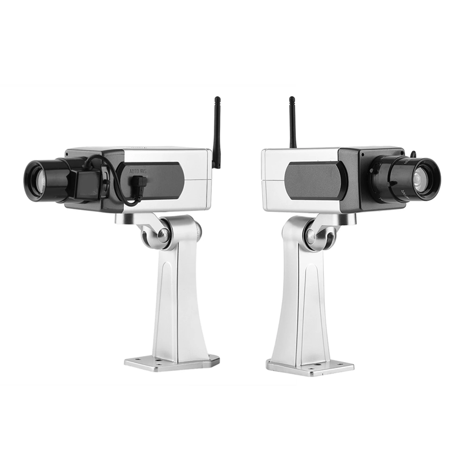 Fake Surveillance Camera Bullet Dummy Fake Surveillance Security Camera Auto Movement Dummy Camera for Indoor & Outdoor