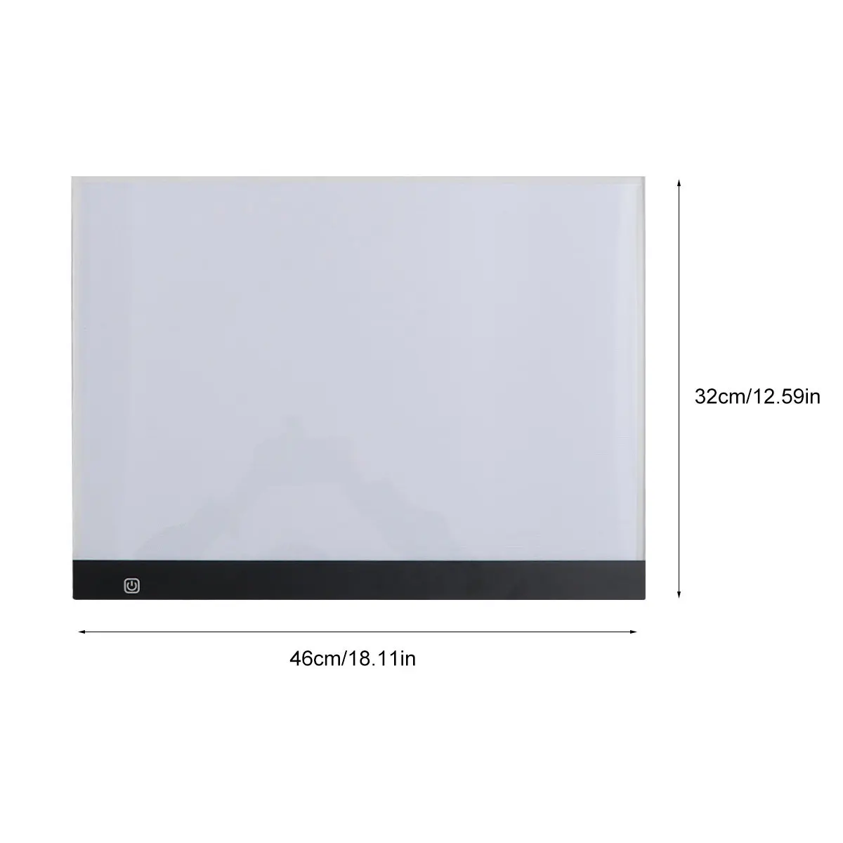 3Set A3 LED Light Box Dimmable 3-Level Brightness Portable Stencil Board for Drawing Tracing Scrapbooking Transferring Stained