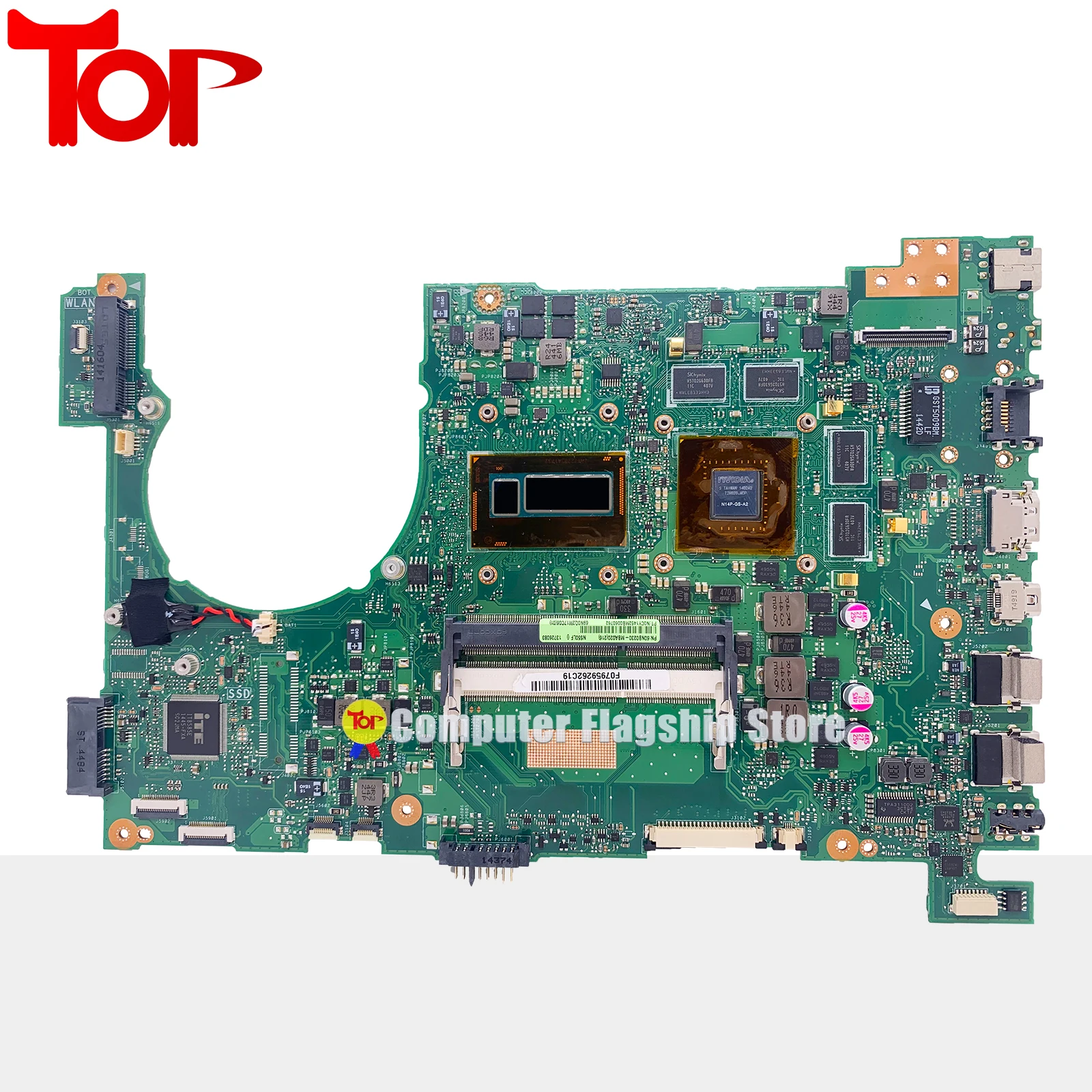 N550LF Laptop Motherboard For ASUS Q550LF N550L Q550L Mainboard I5-4200U I5-4210U I7-4700U I7-4710U GT745M-V2G 100% Working