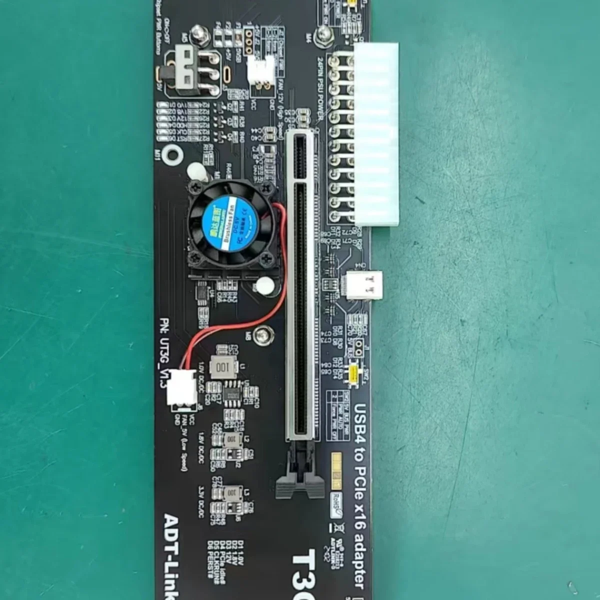 Imagem -05 - Egpu Ut3g Placa Gráfica Portátil Externa para Usb4 Estação de Ancoragem Pcie4.0x4 Compatível com Thunderbolt Acessórios de Computador