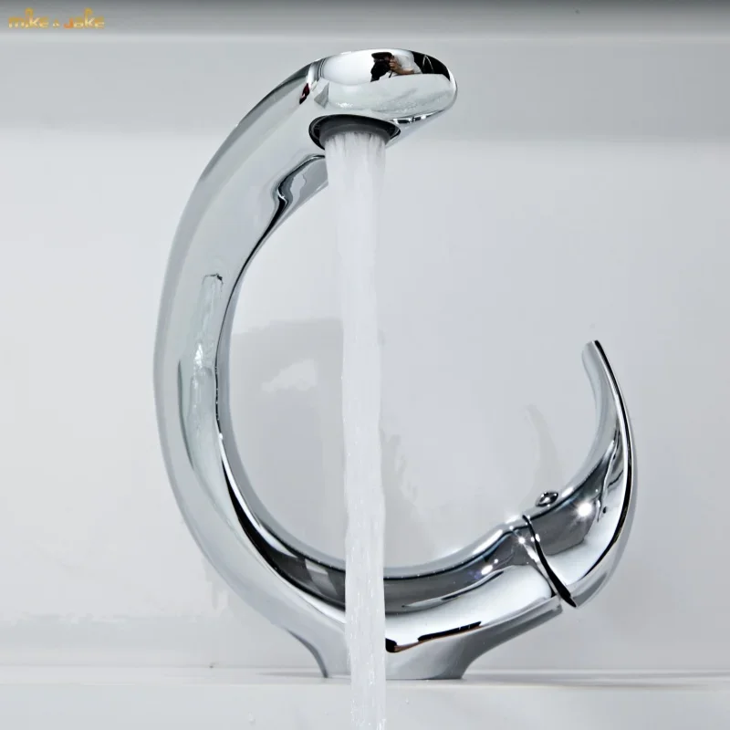 Bathroom Sink brass Faucet Modern Basin Mixer Tap with Ceramic Cartridge, Lead-Free Brass Construction Bathroom Faucet