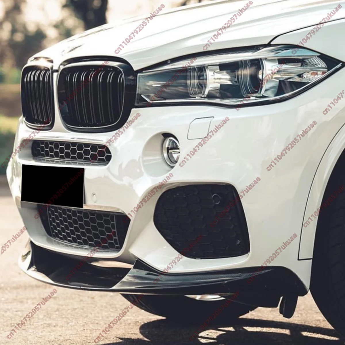 

Накладка-сплиттер на передний бампер для BMW X5 F15 M-Sport 2014-2018, глянцевый черный ABS, тюнинг-аксессуары, накладка под бампер
