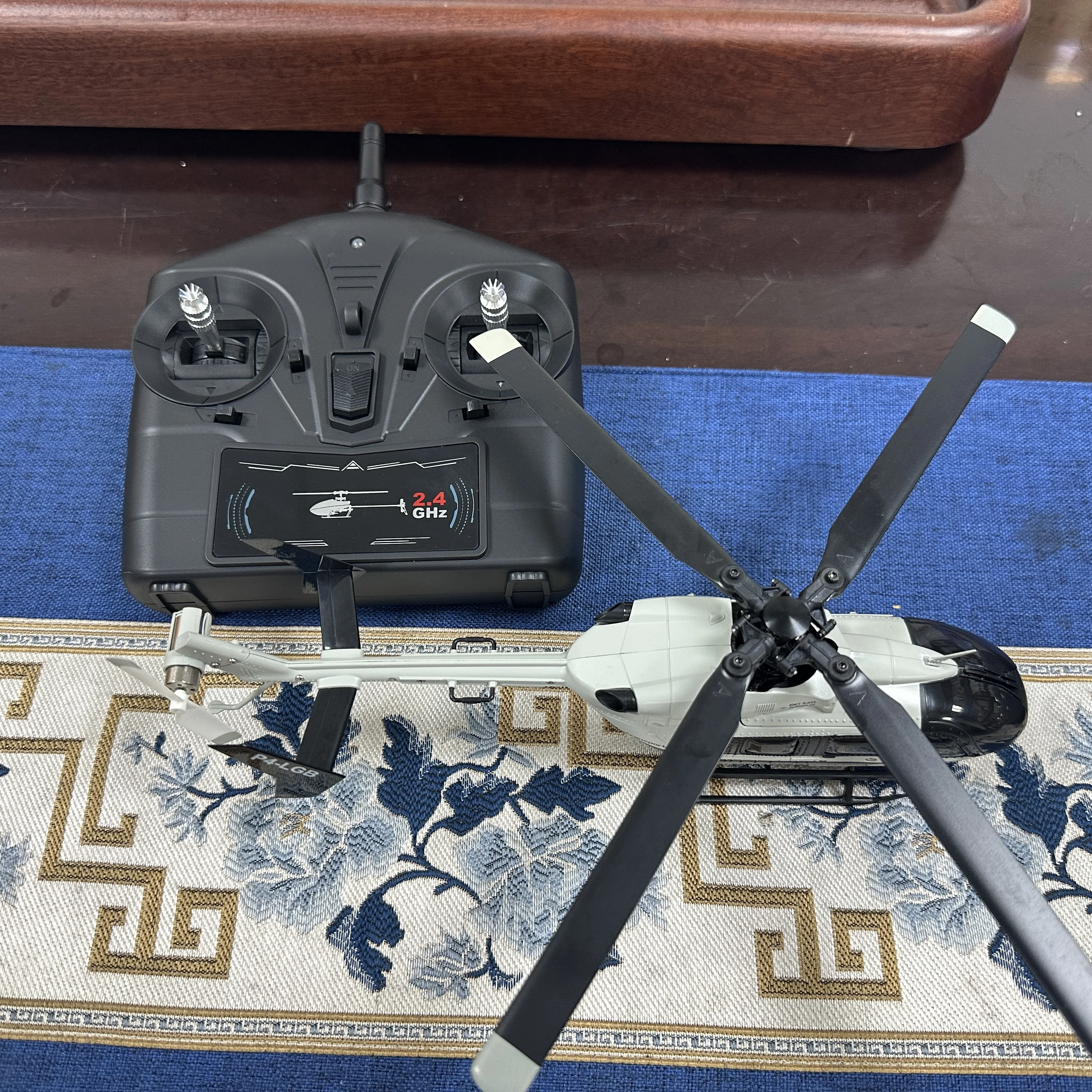 WeiLi K160 Four channels Brushless Helicopter Model EC-145 Simulation RC Airplane No Flaps High Altitude Stabilization Toy