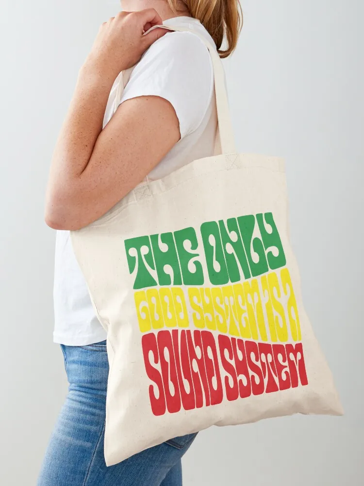 The Only Good System is a Sound System Tote Bag Custom bag tote bags cloth bags Canvas Tote Bag