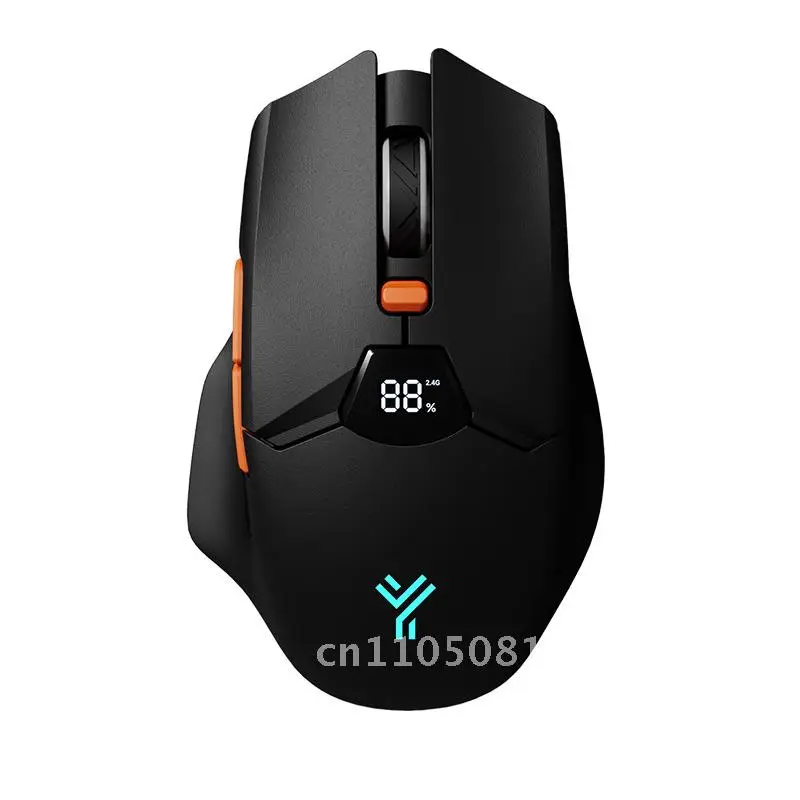 

Fox Silent Rechargeable Bluetooth Wireless Mouse Dual-Mode LED Display Optical Gaming Office Desktop Mouse 6400 Resolution