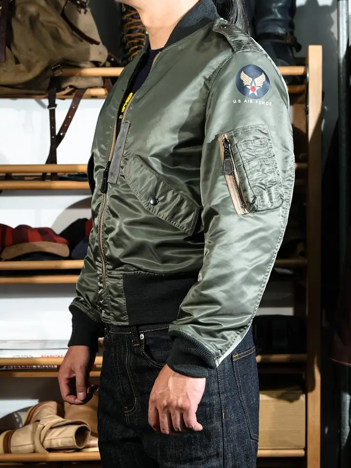 Real Simons L2B Resized MA1 Flight Jacket Pre-Flight Thin Jacket