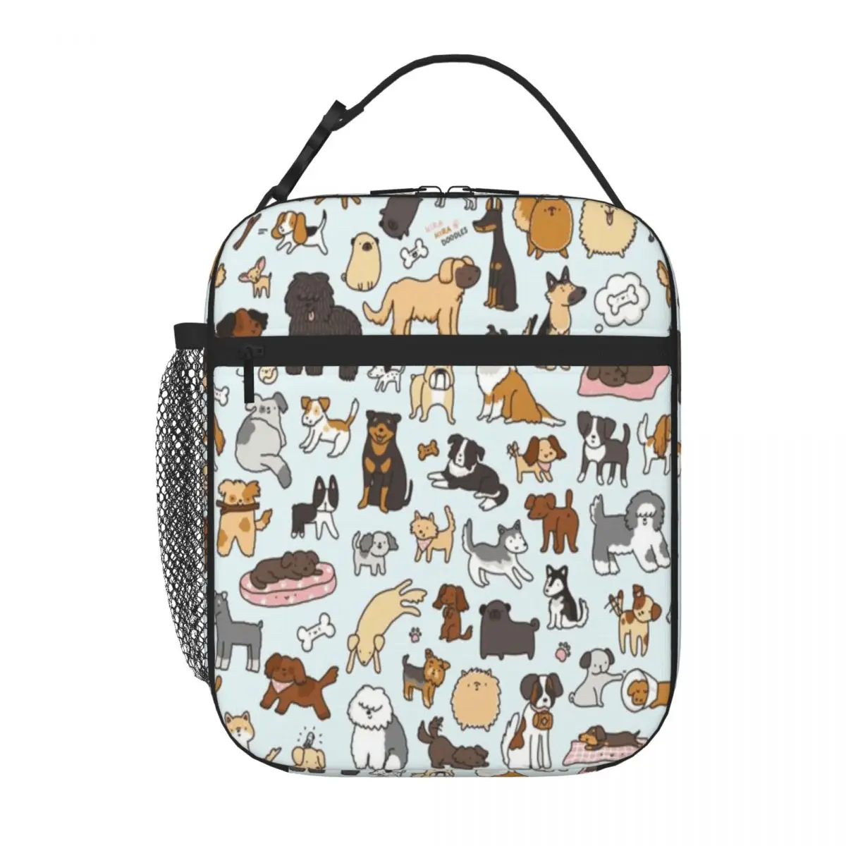 Bestselling Doggy Doodle Military Style Meal Prep Bag Road Trip Neoprene Lunch Bag