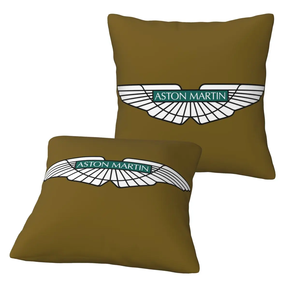 Aston Martin Badge 2 pcs Square Pillowcase Pillow Cover Cushion Decor Comfort Throw Pillow for Home Sofa