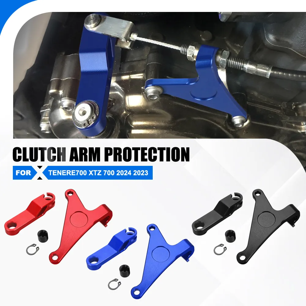 

For Yamaha Tenere700 XTZ 700 2024 2023 Clutch Arm Extension Clutch Lever Bracket Tenere 700 World Raid MT07 2019-2025 2024 2023