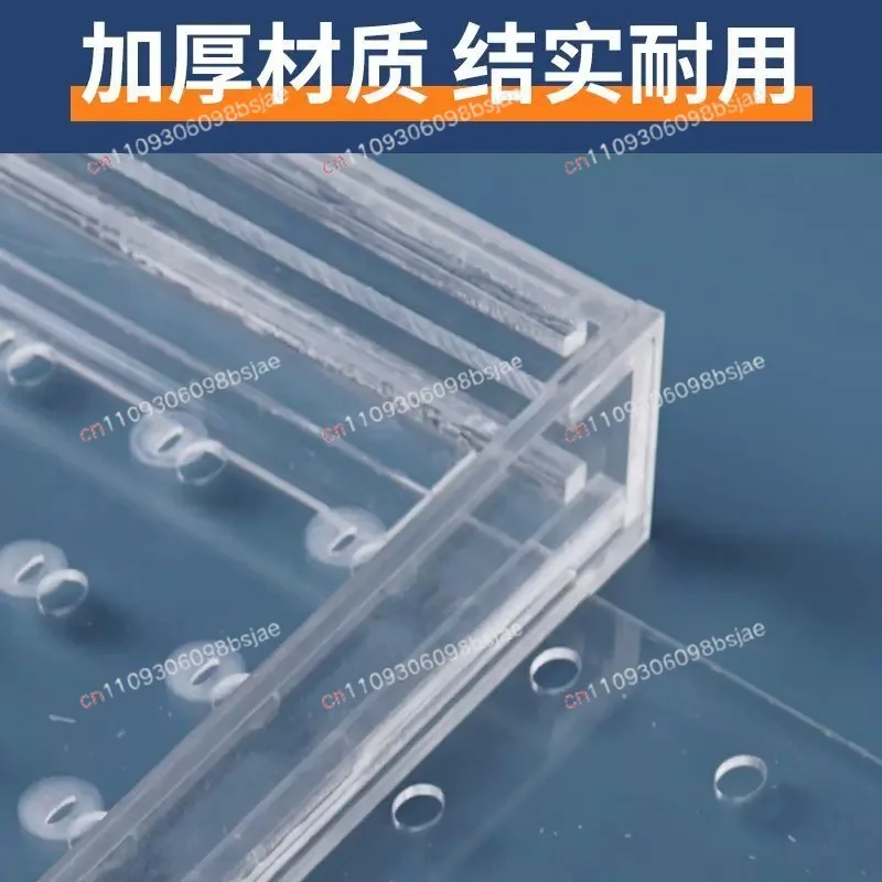 Acrylic Manual Seed Sower 32/50/72/105/288 Holes - Efficient Seeding Tool for Seedling Tray Garden Nursery Planting
