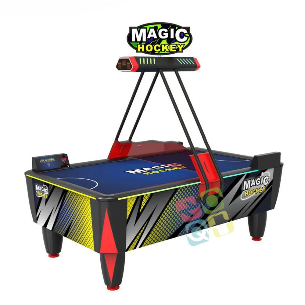 Amusement Park Commercial Indoor 4 Players Air Hockey Table Multi Ball Air Hokey Coin Operated Arcade Sport Game Machine