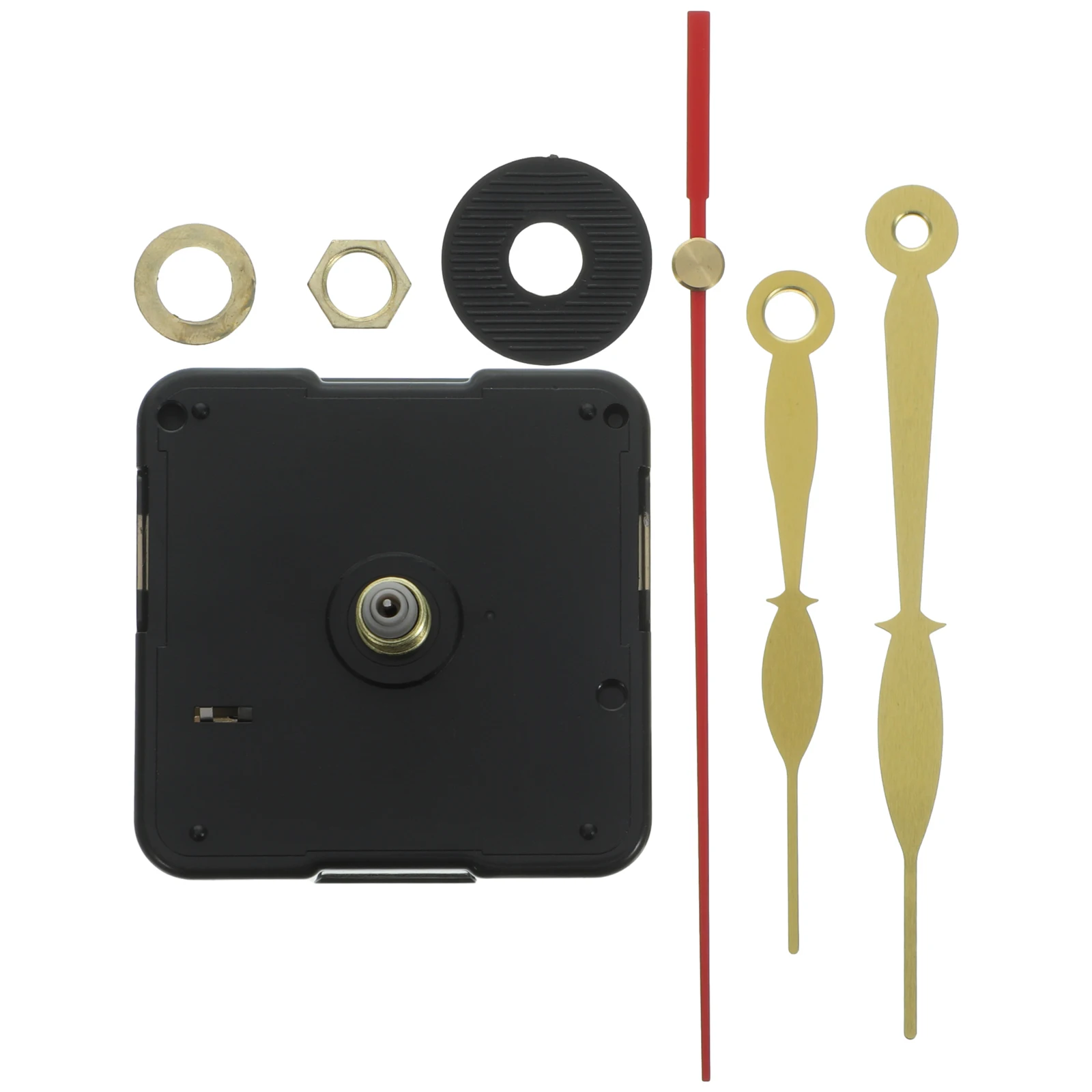 

1 set Silent 25CM Movement Plastic DIY Kit Black Repair Replacement Wall Clock Parts Wall Clock Mechanism Parts Accessories