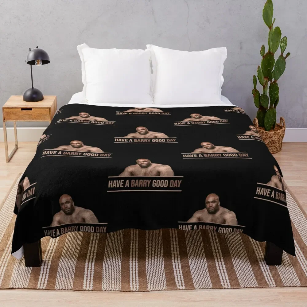 

Barry Wood - Have a Barry Good Day Throw Blanket manga Soft Plush Plaid Blankets warm winter Single Blankets