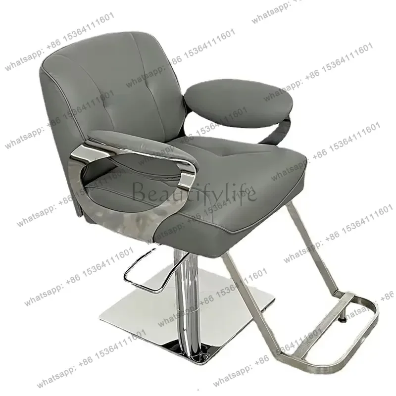 Retro Comfy Barber Chair Dyeing Hair Nordic Simple Barbershop Nordic Salon Barber Chair High-end Modern Silla Home Furniture
