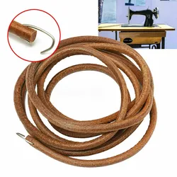 1x naaimachine lederen band oude naaimachine klem riem aandrijfriem 183cm