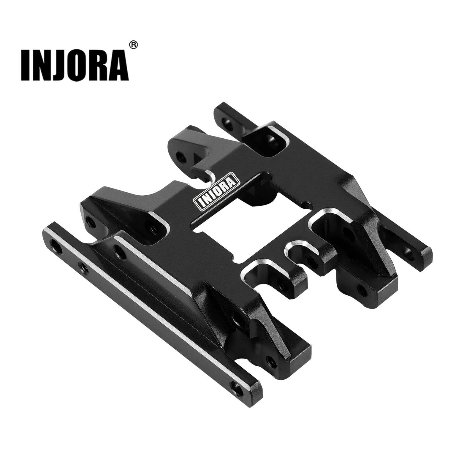 INJORA Aluminum Skid Plate Transmission Mount for 1/18 RC Crawler TRX4M (17g)